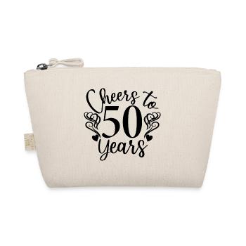 Vive 50 ans - Cadeau d’anniversaire ou d’anniversaire - Trousse biologique - nature - Devant