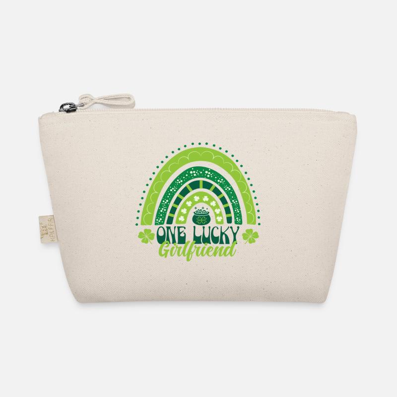 Eine glückliche Freundin Saint Patrick Bio-Täschchen