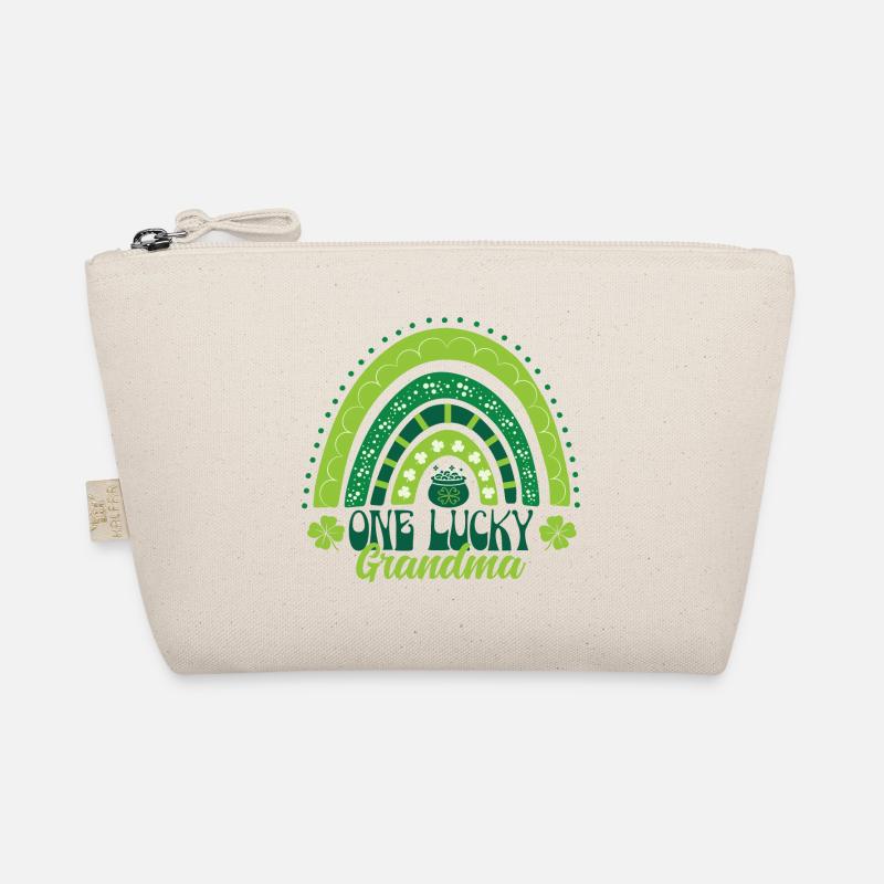 Eine glückliche Oma Saint Patrick Bio-Täschchen