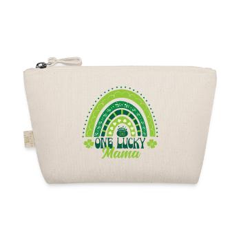 A lucky mom Saint Patrick - Organic Pouch - nature - Front