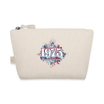 Birthday Party Woman 1973 50 Years Anniversary - Organic Pouch - nature - Front