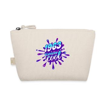 Cool Year 1963 Anniversary 60 Years - Organic Pouch - nature - Front