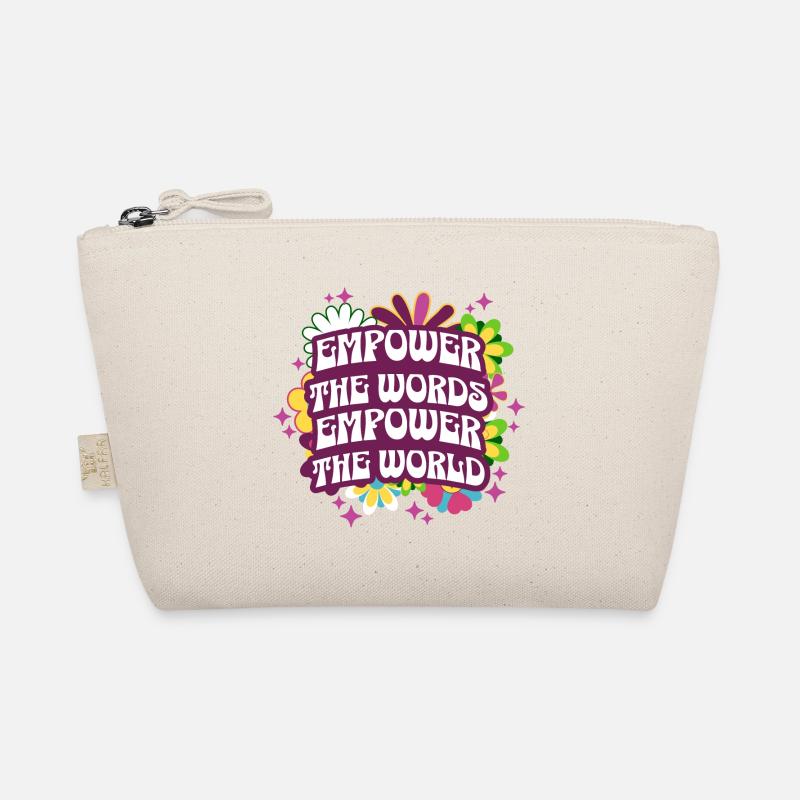 Retro Words Letter Teacher Reading Teacher Organic Pouch