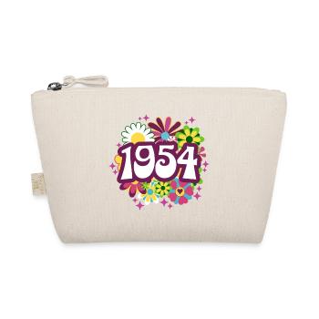 Retro Groovy Jahr 1954 Frau 70 Jahre Jubiläum - Bio-Täschchen - Natur - Vorne