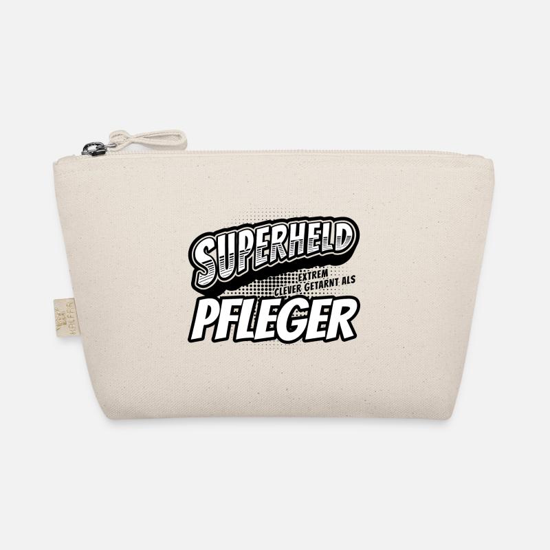 Superheld, clever getarnt als Pfleger Bio-Täschchen
