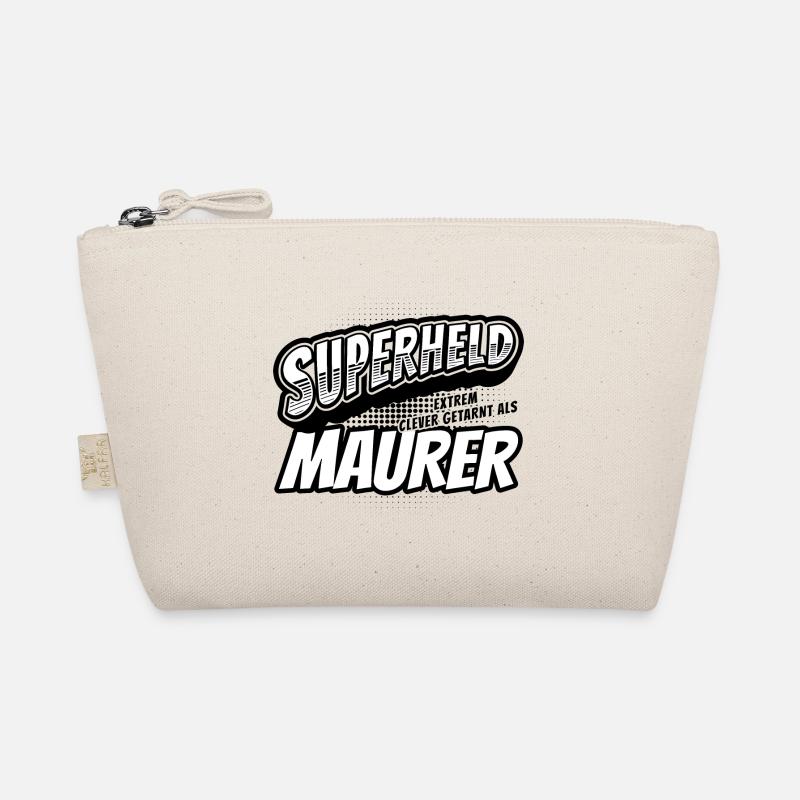 Superheld, clever getarnt als Maurer Bio-Täschchen