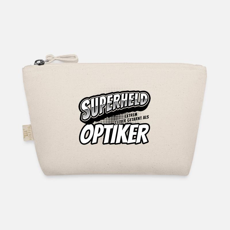 Superheld, clever getarnt als Optiker Bio-Täschchen