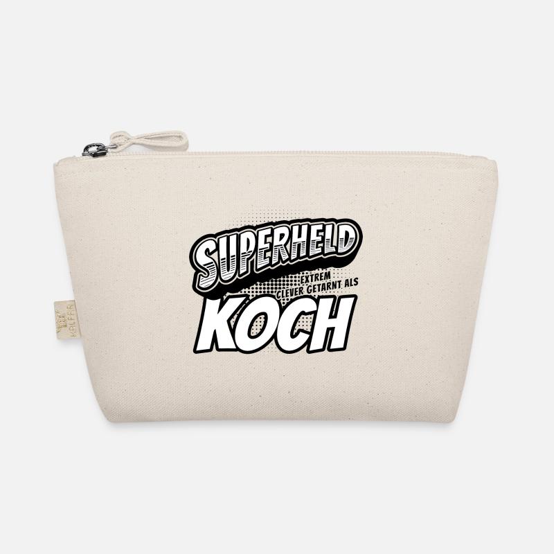 Superheld, clever getarnt als Koch Bio-Täschchen