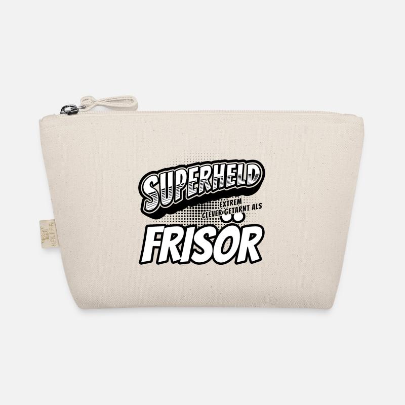 Superheld, clever getarnt als Frisör Bio-Täschchen