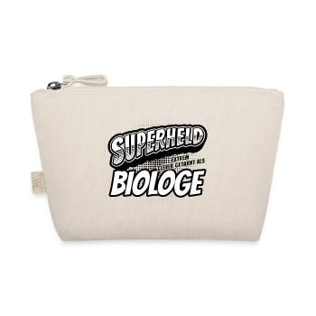 Superheld, clever getarnt als Biologe - Bio-Täschchen - Natur - Vorne