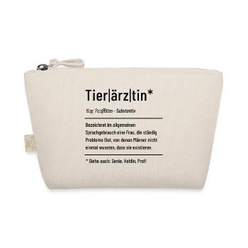 Tierärztin Definition - Bio-Täschchen - Natur - Vorne