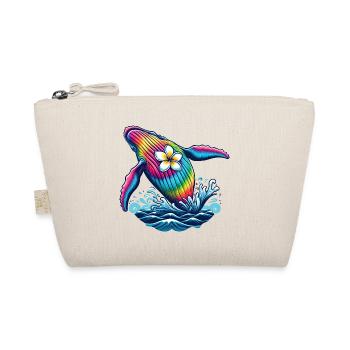 Tie Dye Whale Cruise Vacation 2024 Hawaii - Organic Pouch - nature - Front