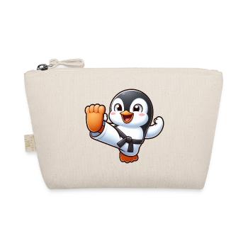 Penguin Karate Martial Arts Martial Arts - Organic Pouch - nature - Front