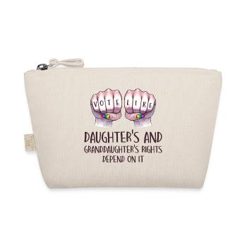 Grand-Mère Féminisme Petite Fille Mamie - Trousse biologique - nature - Devant