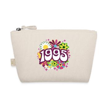 Retro Groovy Jahr 1995 Frauen 30 Jahre Geburtstag - Bio-Täschchen - Natur - Vorne