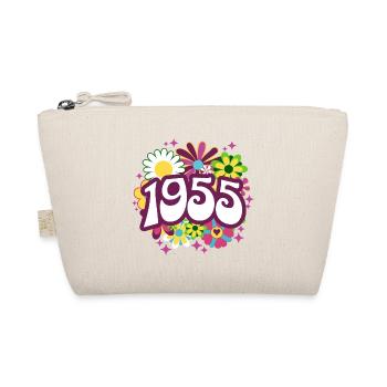 Retro Groovy Jahr 1955 Frauen 70 Jahre Jubiläum - Bio-Täschchen - Natur - Vorne