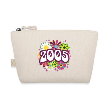 Retro Groovy Jahr 2005 Frauen 20 Jahre Jubiläum - Bio-Täschchen - Natur - Vorne
