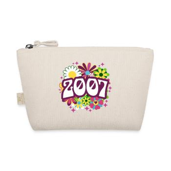 Rétro Groovy Année 2007 Femme 18 Ans Anniversaire - Trousse biologique - nature - Devant