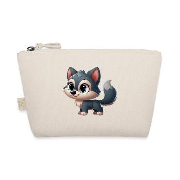 Wolf 3 - Organic Pouch - nature - Front