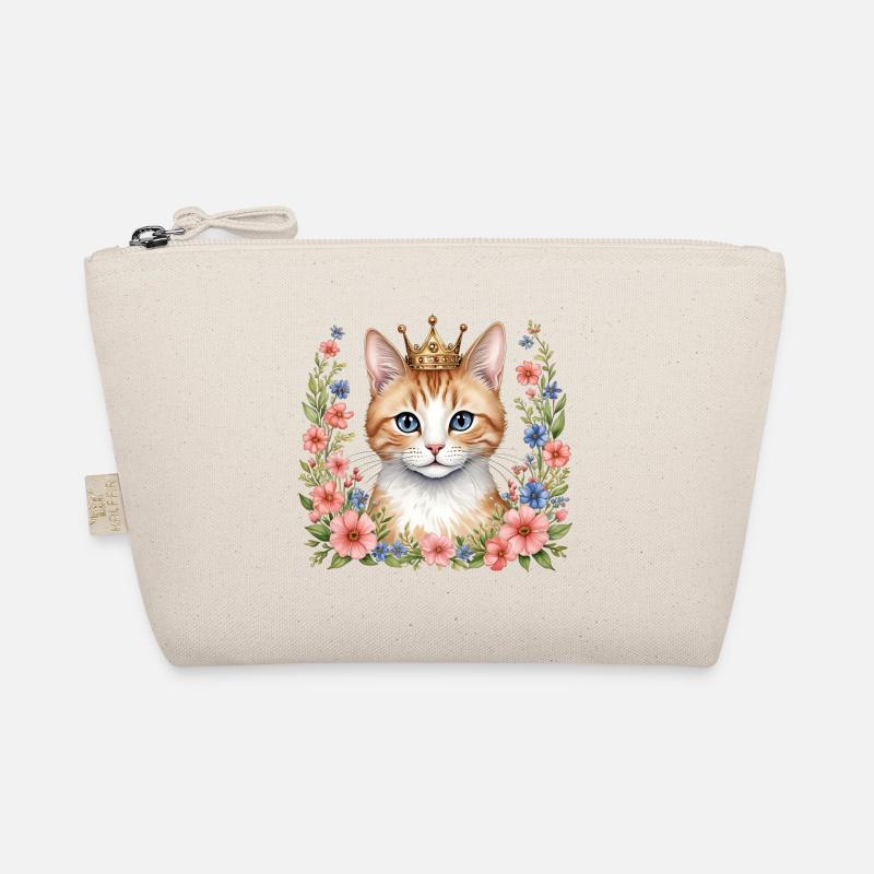 Adorable chat princesse Trousse biologique