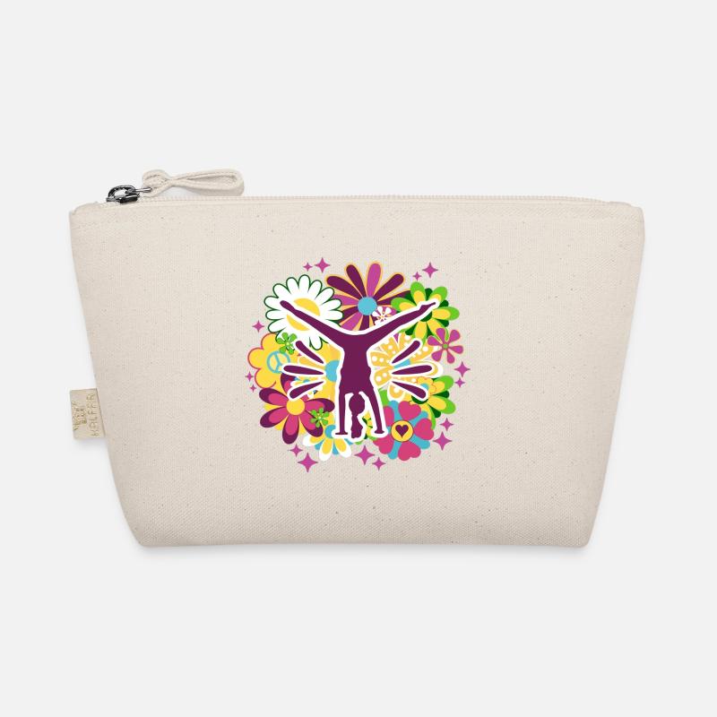 Gymnastik Geschenk Mama Turnerin - Bio-Täschchen - Natur