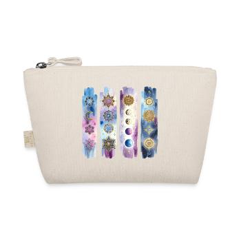 Méditation Aquarelle Mandala Yoga - Trousse biologique - nature - Devant