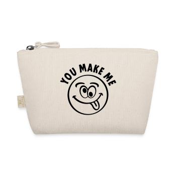 You Make Me Crazy - Organic Pouch - nature - Front