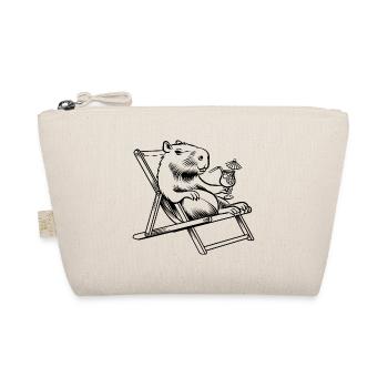 Don't worry be Cappy - Capybara - Holiday - Organic Pouch - nature - Front