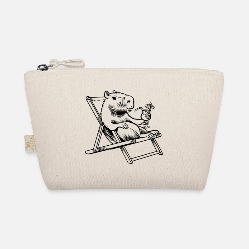 Don't worry be Cappy - Capybara - Urlaub Bio-Täschchen