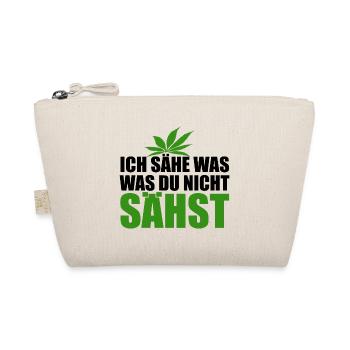 Cannabis, Ich sähe was was du nicht sähst, Hanf - Bio-Täschchen - Natur - Vorne