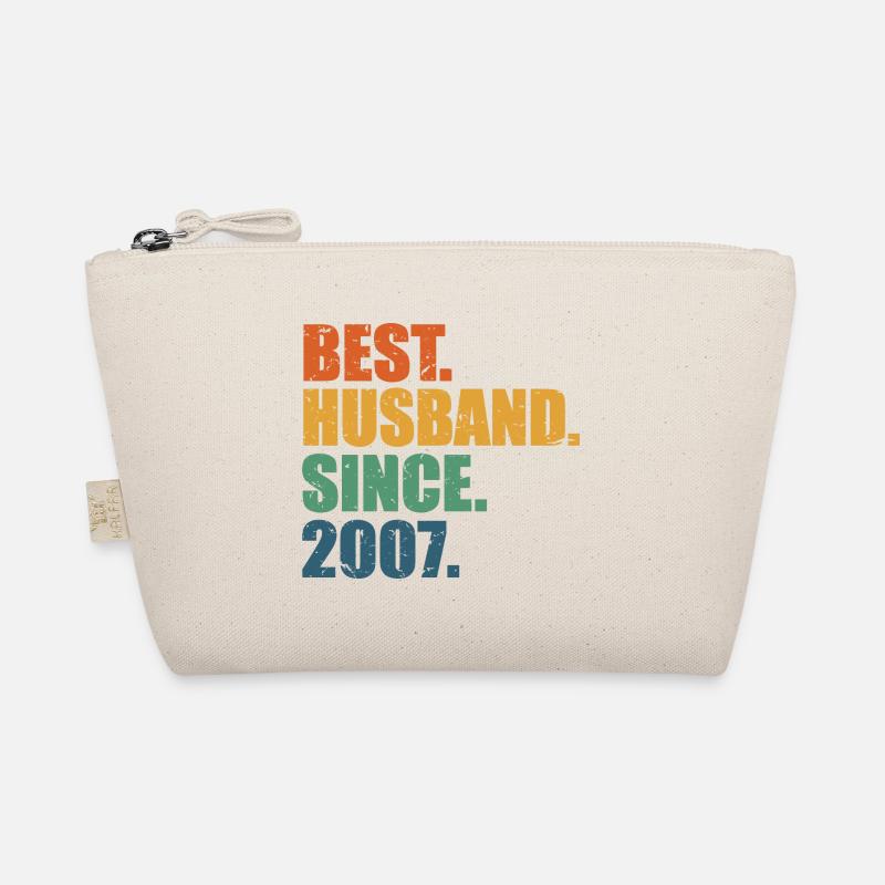 Bester Ehemann seit 2007, Geschenk zum 16-jährigen Jubiläum Bio-Täschchen