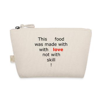 Food made with love - Bio-Täschchen - Natur - Vorne