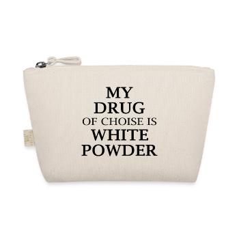 Snow Powder Snow Winter Wonder Snowflake - Organic Pouch - nature - Front