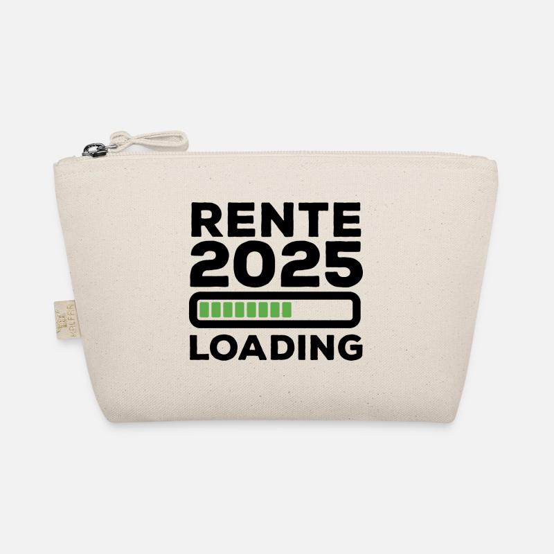 Rente 2025 Loading - Ruhestand - Pension - Bio-Täschchen - Natur