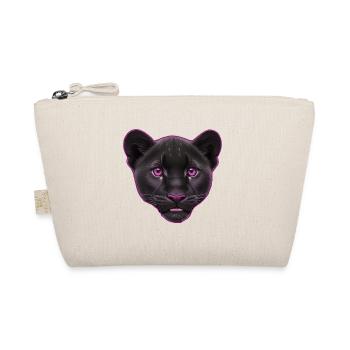 Panthère rose | Tête de panthère de bébé - Trousse biologique - nature - Devant