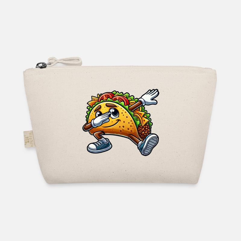 Mignon Taco Dessin Animé Dabbing Danse Trousse biologique