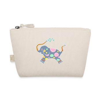 Little elephant blowing bubbles - Organic Pouch - nature - Front