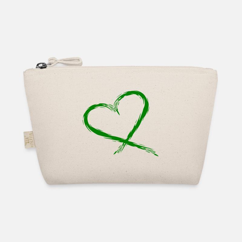 Heart design vector Organic Pouch