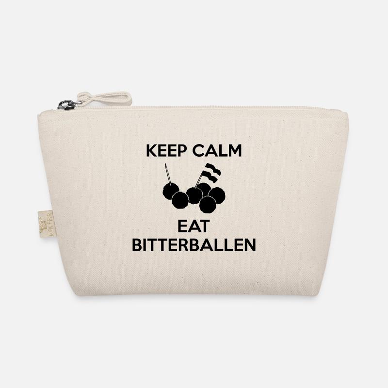 KEEP CALM Mangez Bitterballen Multi Color Vector Trousse biologique