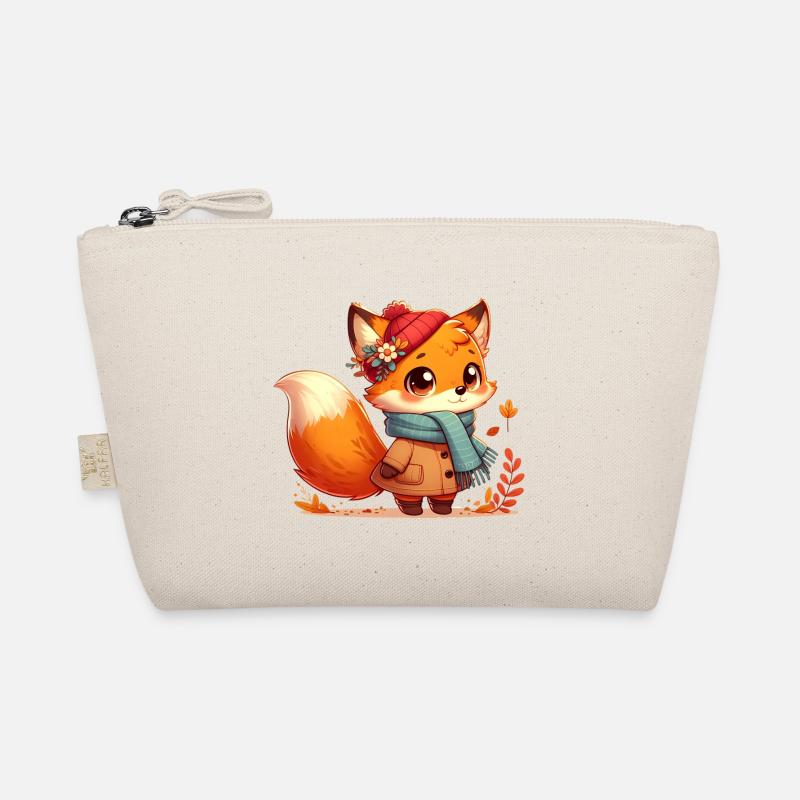 Fuchs Herbst 4 Bio-Täschchen