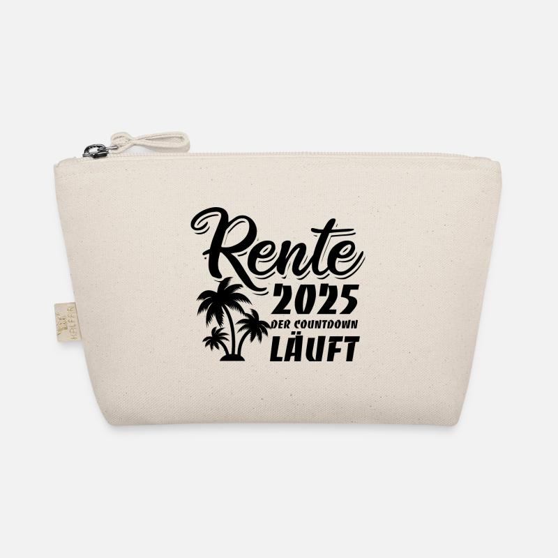 Rente 2025 der Countdown läuft Palmen Bio-Täschchen