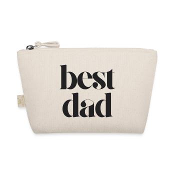 best dad - Bio-Täschchen - Natur - Vorne
