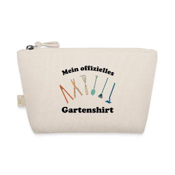 Mein offizielles Gartenshirt Retro Gartenwerkzeug - Bio-Täschchen - Natur - Vorne