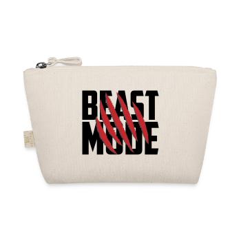 Colors can be changed | Beast Fashion - Organic Pouch - nature - Front
