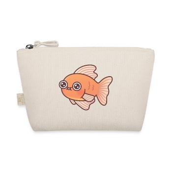 Cute Goldfish Doodle - Organic Pouch - nature - Front
