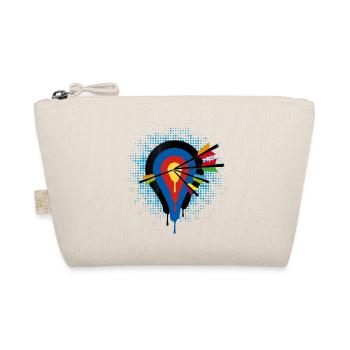 Target and 5 arrows - Organic Pouch - nature - Front