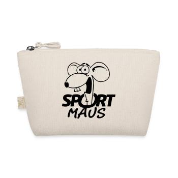 Sportmaus positiv - Bio-Täschchen - Natur - Vorne