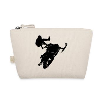 Snowmobil, Snowboarder, Snowboarden, ✔ - Bio-Täschchen - Natur - Vorne
