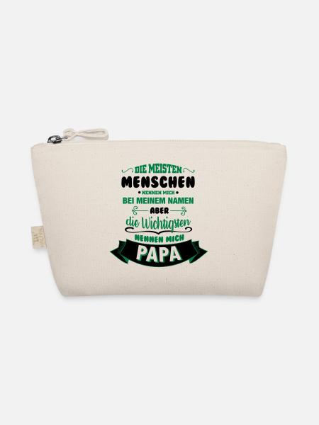 Beim Namen nennen - Papa - Bio-Täschchen - Natur