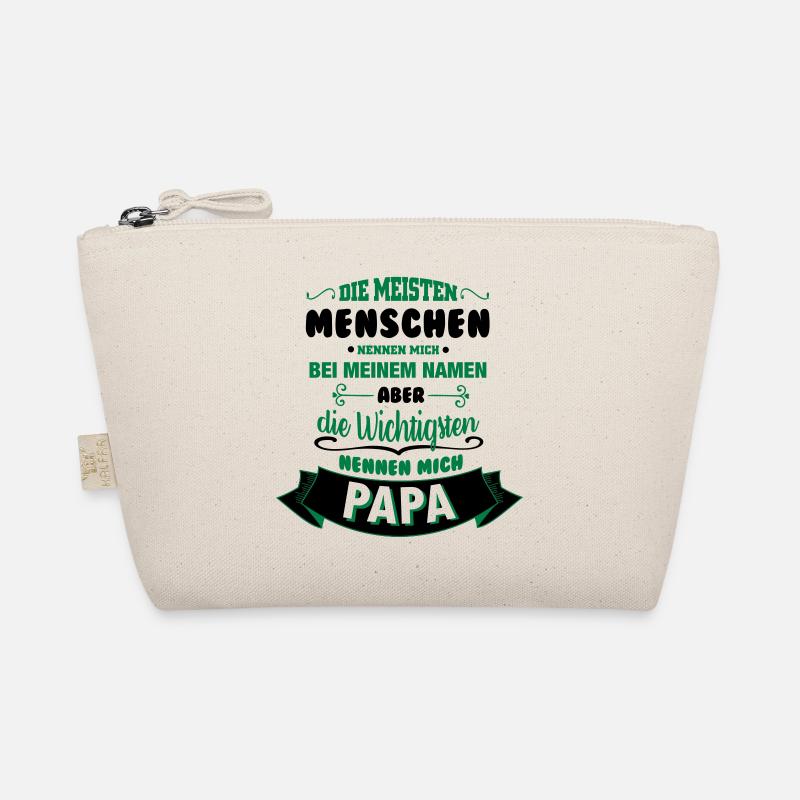 Beim Namen nennen - Papa - Bio-Täschchen - Natur